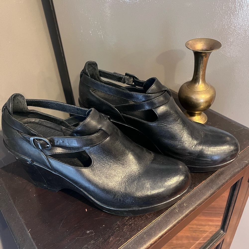 Danilo Franka leather wedge
